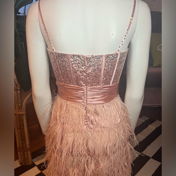 Pink sequin mini dress - Picture 4 of 5